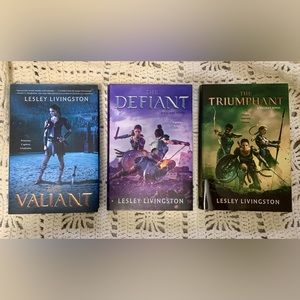 Valiant Trilogy by Lesley Livingston | Hardback | Used Book: Very Good Condition